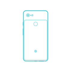Digital Google Products Google Pixel 3 Xl Sketch Silhouette Svg Vector, Free Vectors File